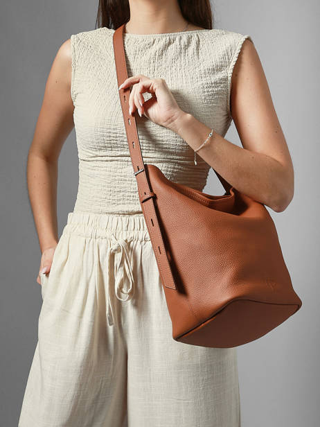 Schoudertas Rugzak M Cavalier Leder Etrier Bruin cavalier ECLR126M ander zicht 1